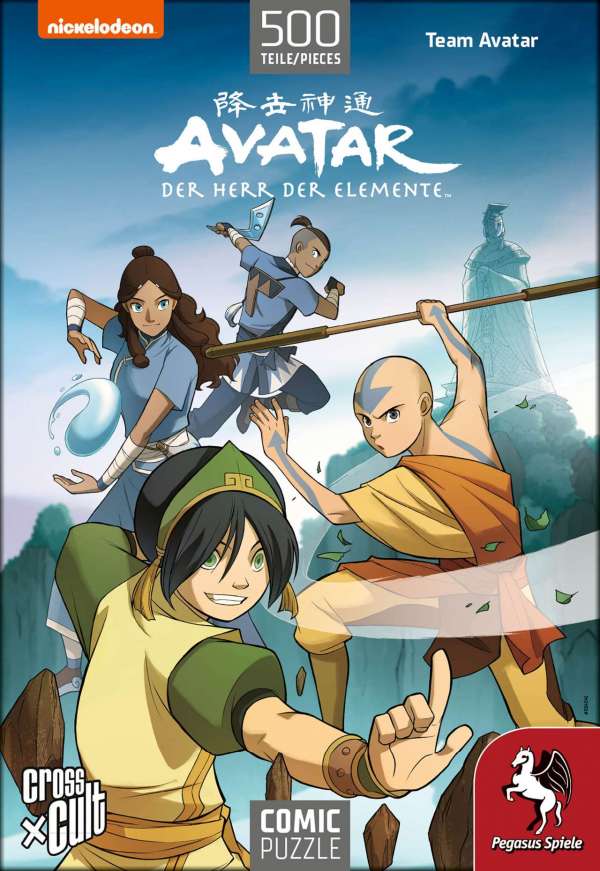 Avatar Herr der Elemente  Band 1 bis 20 komplett Puzzle  Team Avatar 