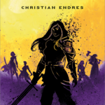 Cover von „Die Prinzessinnen – Hoheitliches Gemetzel“ (Band 3) von Christian Endres: Fünf waffenstarrende ehemalige Königstöchter, stilisiert in blutiger Fantasy-Ästhetik, umrahmt von düsteren Farben; Titel in klarer Typografie auf dem unteren Drittel des Covers.